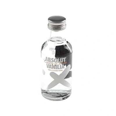 Image of Absolut Vanilia Vodka Miniature 5 cl (Case of 12)