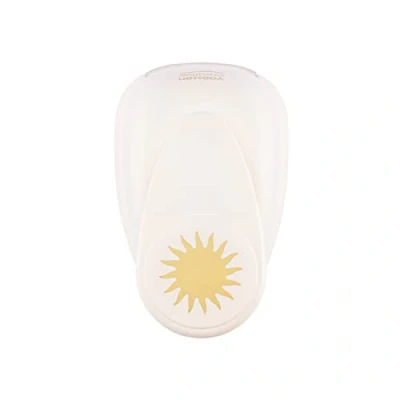 Image of Vaessen Creative Craft Paper Punch Sun 5 cm Circle Cutter for Crafting and Card Making