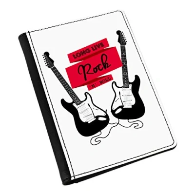 Image of Long Live Rock N Roll Electric Guitar Passport Holder Cover