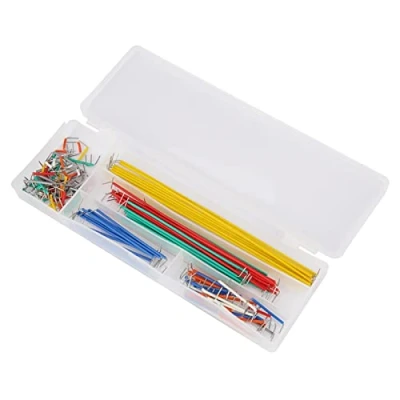 Image of Jumper Wire Kit, Breadboard Cable, 140Pcs U Shape Solderless Cable Kit with Storage Box for DIY Shield
