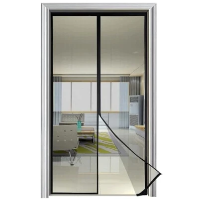 Image of Magnetic Door Screen 70 x 210cm Black Keep Bugs Out with Our Fly Screens for Doors and Patio