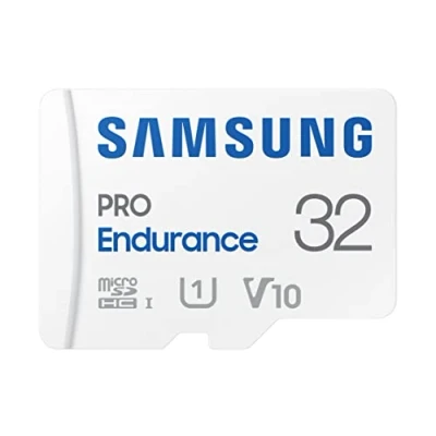 Image of Samsung PRO Endurance 32GB microSDHC UHS I U1 100MB/s Video Monitoring Memory Card with Adapter (MB MJ32KA)