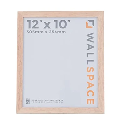 Image of Wall Space 12x10 OAK frame photo inches 12 x 10 inch SOLID Picture Frames Every Wooden 10x12 is made from WOOD with REAL GLASS