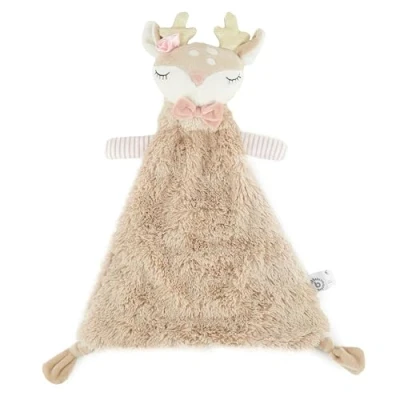 Image of Bieco Cuddly Toy Mouse with Comforter 30 cm Crocheted Soft Baby for Cuddling Crochet Babies Toys