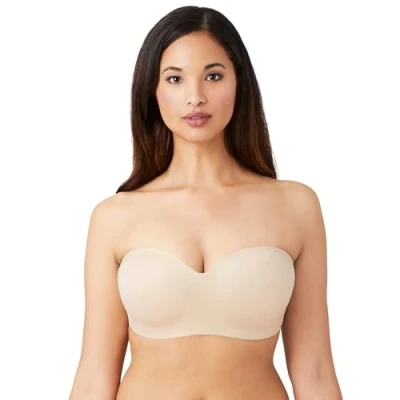 Image of Wacoal Women&#039;s Staying Power Wire Free Strapless Convertible Bra, Sand, 38C