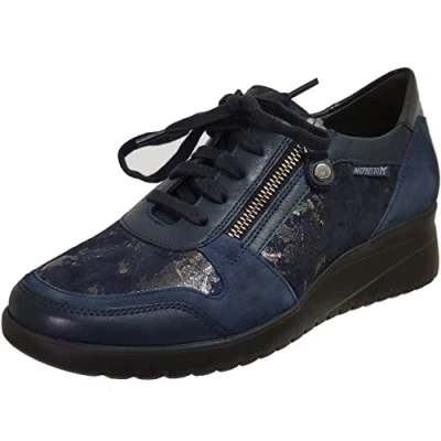 Image of Mephisto Womens Iasmina Nubuck Leather Deep Purple Trainers 6 UK