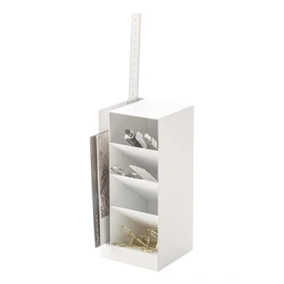 Image of Yamazaki 3319 TOWER Pen Stand, white, Steel, Minimalist, 9 x 20 cm
