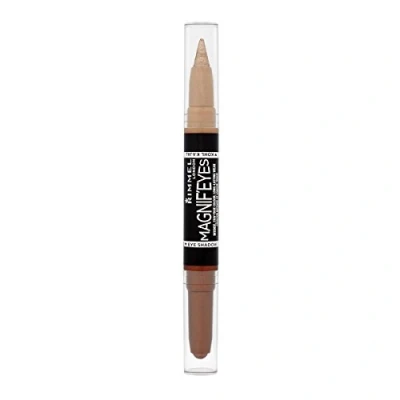 Image of Rimmel London Magnif&#039;Eyes Double Ended Eyeshadow and Liner 3, Queens of a Bronzed Age, 1.6 g