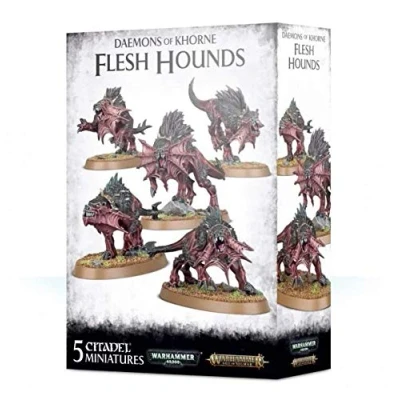 Image of Games Workshop Warhammer Age of Sigmar 40,000 Daemons Khorne Flesh Hounds