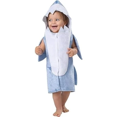 Image of Dress Up America Baby Shark Blue Costume For Kids Great Halloween Children
