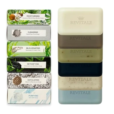 Image of Revitale Natural Cleansing Soap Set (6 x 100g Bars