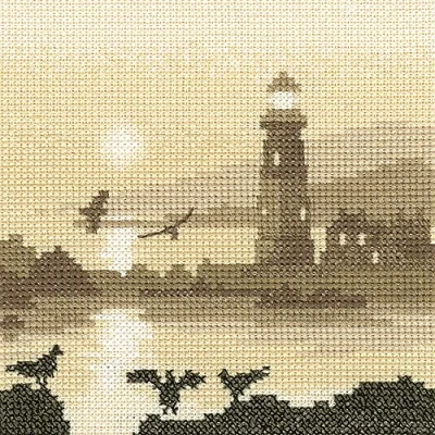 Image of Heritage Guiding Light, 14 count Aida Cross Stitch Kit
