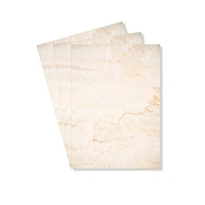 Image of Prestige Marble Vintage Looking Old Style Paper A4 Size 120gsm 25 Sheets