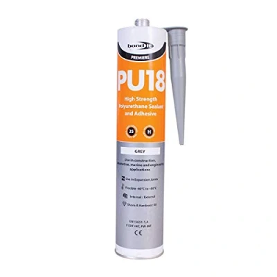Image of PU18 Grey Polyurethane Adhesive Sealant High Strength Marine Automotive PU