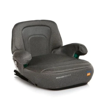 Image of ebebek baby plus Booster Portable Car Seats for Kids, Comfortable Travels with Your Little, Compact, Convenient Everyday Use, 4 to 12 Years (Grey)