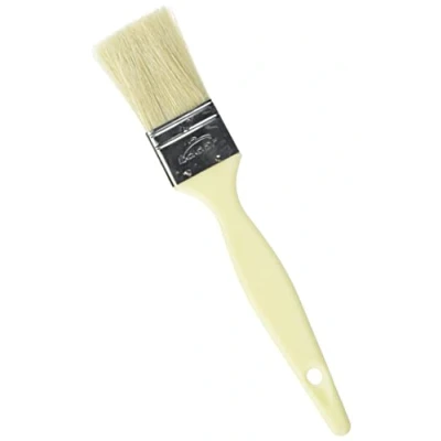 Image of Lacor Stainless Steel Polypropylene Flat Pastry Brush, Beige, One Size