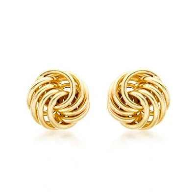 Image of Carissima Gold Women&#039;s 9 ct Yellow Stud Earrings