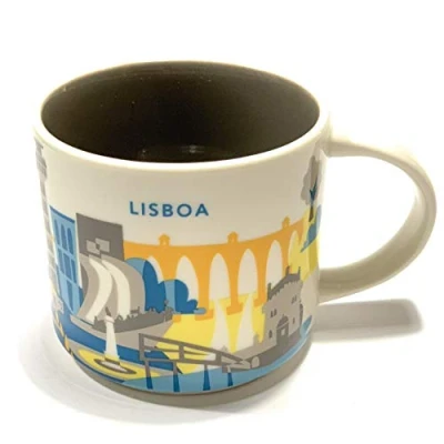 Image of Starbucks Lisbon Lisboa (Portugal) You are Here YAH Coffee Mug