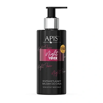 Image of APIS Night Ever Shine Balm for the Body with Gold Particles, Hyaluronic Acid, Passion Aloes, Linen, Almond and Hemp Oil, Hydrated Skin All Day 300 ml