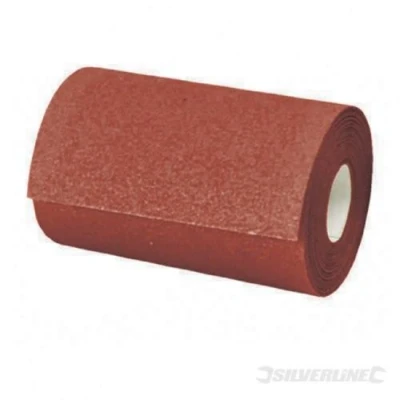 Image of Silverline Aluminium Oxide Roll 5m 120 Grit