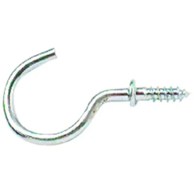 Image of Merriway® BH01112 (10 Pcs) Chrome Plated Mug Shouldered Cup Hooks, 32 mm (1.1/4 Inch) Pack of 10 Pieces
