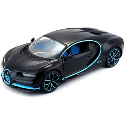 Image of Maisto 531514BK Bugatti Chiron 42 1:24 Model Car, Blue