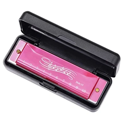 Image of 10 Holes 20 Tones Profession Key Of C Harmonica Mouth Organ And Professional For Kid Adult Player