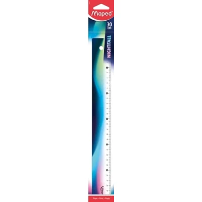 Image of Maped Nightfall Ruler, 30 cm, Blue,245011