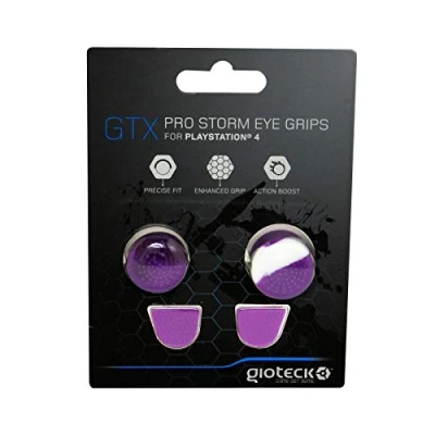 Image of Gioteck GTX Pro Storm Eye Grips for Xbox One Purple White GTXXB1 18 MU