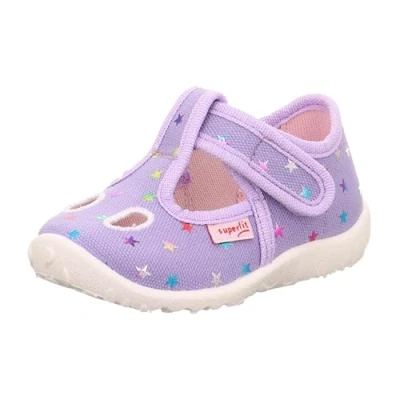 Image of Superfit Girls Spotty Slippers, Purple Multicoloured 8510, 2 UK Child Wide