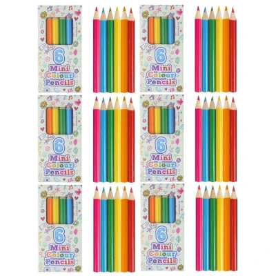 Image of Henbrandt 1 pack of 6 Colouring Pencils