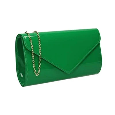 Image of SwankySwans Women&#039;s Alisa Clutch Bag, Green