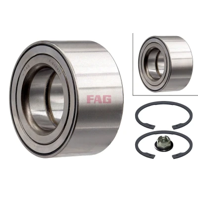 Image of 5027620, 6798055, 6798055WB, 93BB1215AB Wheel bearing kit FAG 713 6780 50 Photo corresponds to scope of supply 75mm FORD: MONDEO 2, 1