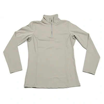 Image of Oypla Coco Equestrian Grey Ladies Womens Kids Long Sleeve Horse Riding Base Layer Shirt S