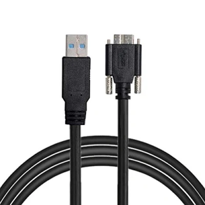 Image of Chenyang 15ft 5m USB 3.0 A Type Cable Male to Micro B with Mount Panel Screws for Camera Disk