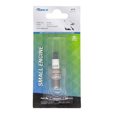 Image of TORCH Spark Plug AC7R Solid terminal Repalce for 965/RZ7C RZ7CT10, TR14C TR14S, 4194, Tanaka 018 16005 20, CMR7H, OEM
