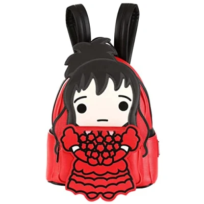 Image of Loungefly Beetlejuice Wedding Lydia Mini Backpack, Red, Standard