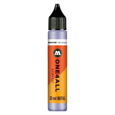 Image of Molotow ONE4ALL Refill Acrylic, Colour 209 Blue Purple Pastel 30 ml, Ink for Permanent Marker