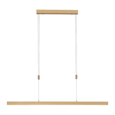 Image of Adriana Bar Pendant Ceiling Light Matt Brass 3x 13W LED 2700 5000K Dimmable