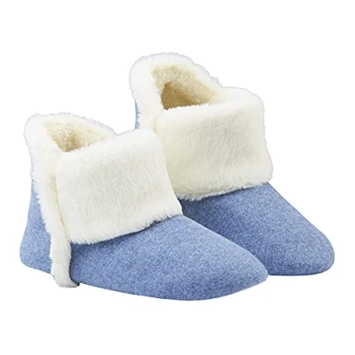 Image of DUNLOP Ladies Slippers (Blue, numeric_6)