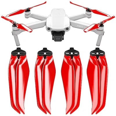 Image of Master Airscrew Stealth Propellers for DJI Mavic Air 2 Red, 4 pcs