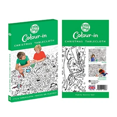 Image of EggNogg Colour in Activities Range inc Tablecloths, Thank You Cards etc (Christmas Giant Tablecloth)