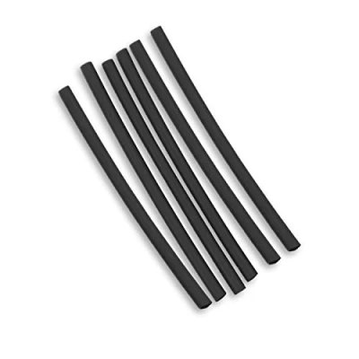 Image of Bank Tackle Heat Shrink Tubing Small and Large Carp Fishing for Ronnie Rigs (Black, 1.6mm)