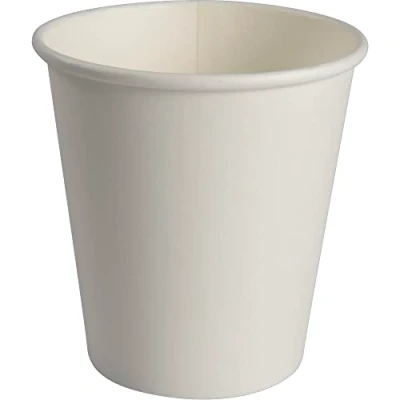 Image of ABENA Gastro Line Disposable Hot Cup For Coffee, Tea &amp; Other Beverages, 100% Compostable Design Eco Labelled Consumers, Keeping Your Coffee Warm On The Go White 30cl