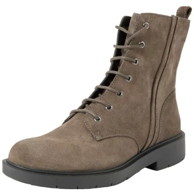 Image of Geox Women&#039;s D Spherica Ec1 Ankle Boot, Dark Grey, 3 UK