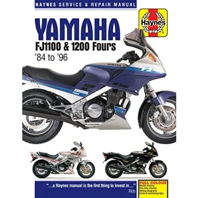 Image of Yamaha FJ1100 &amp; 1200 Fours (84 96) Haynes Repair Manual (Paperback)