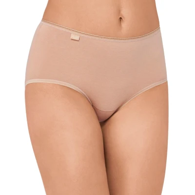Image of Sloggi Womens 24/7 Cotton Midi 3P Beige Size 4XL
