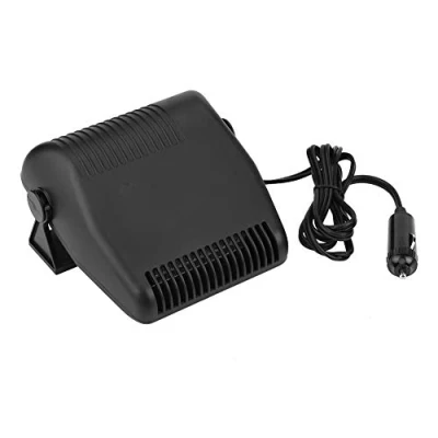 Image of Car Heater, 2 in 1 12v Portable Ceramic Heating windshield defroster Demister Cooling Fan Heater Blackcalefaccion portatil para carro 360 degree
