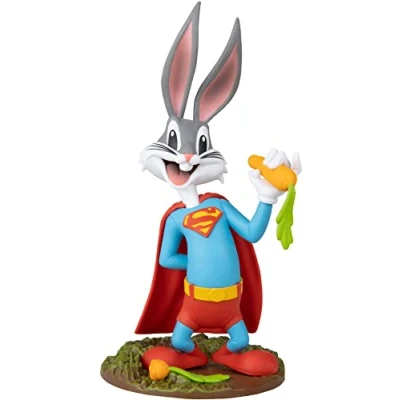 Image of Lansay Movie Maniacs Bugs Bunny in Superman Costume Looney Tunes Collectible Figure &amp; Accessories Characters From 12 Years, 63600, Multicoloured