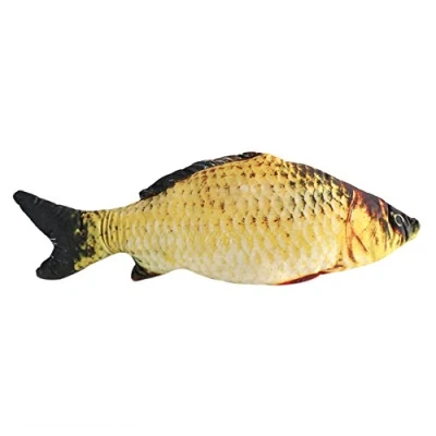 Image of Zerodis Simulation Carp Fish Shape Plush Toys Stuffed Salted Throw Pillow Gift Toy Home Decor(40cm)